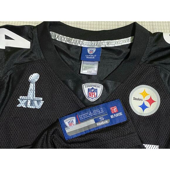 REEBOK MEN'S Size Small PITTSBURGH STEELERS Mendenhall JERSEY SUPER BOWL XLV - Picture 3 of 12